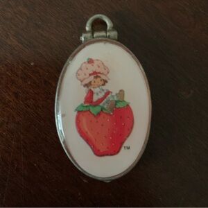 Vintage Strawberry Shortcake Locket Pendant